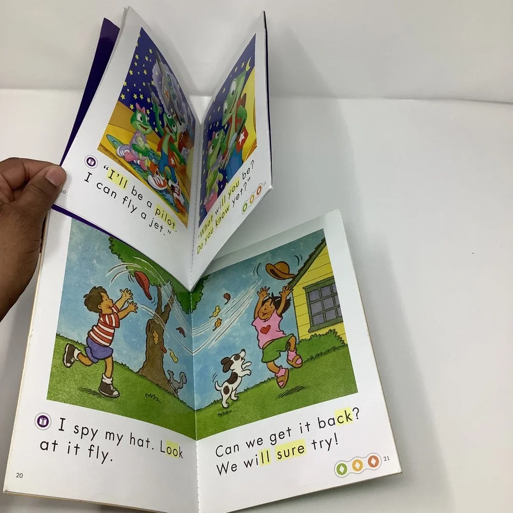 LeapFrog LeapReader Early Reading Books Lot 2‎ Best Job I Spy Sky Hardcover
